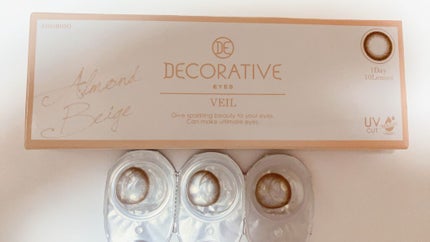 デコラティブアイズ ヴェール/Decorative Eyes/カラーコンタクトレンズを使ったクチコミ(1枚目)