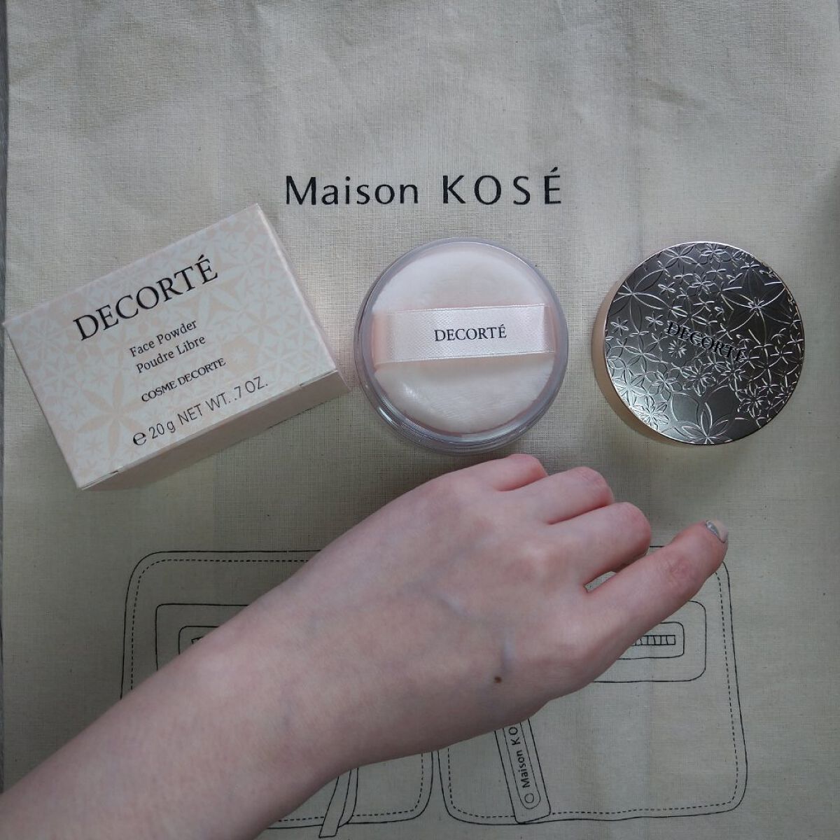 フェイスパウダー/DECORTÉ/ルースパウダーを使ったクチコミ（2枚目）