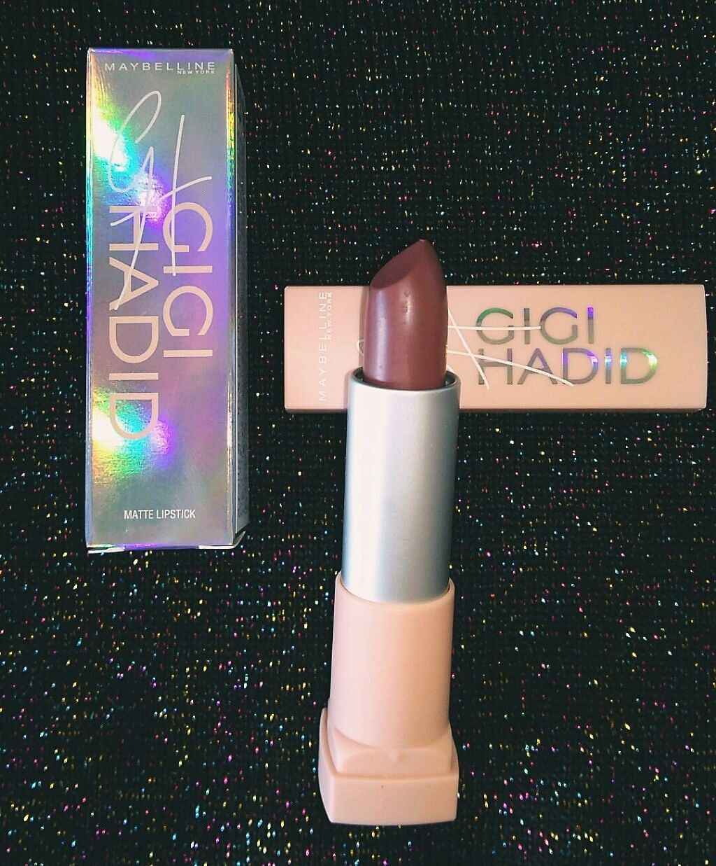 ジジ・ハディッド限定コレクション カラーセンセーショナル リップスティックG/MAYBELLINE NEW YORK/口紅を使ったクチコミ（1枚目）