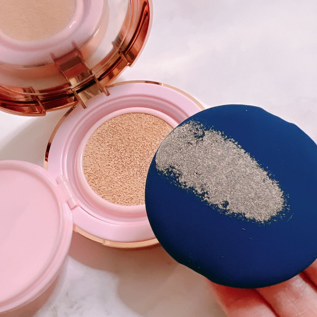 ピンクティーツリーカバークッション/APLIN/クッションファンデーションを使ったクチコミ（2枚目）