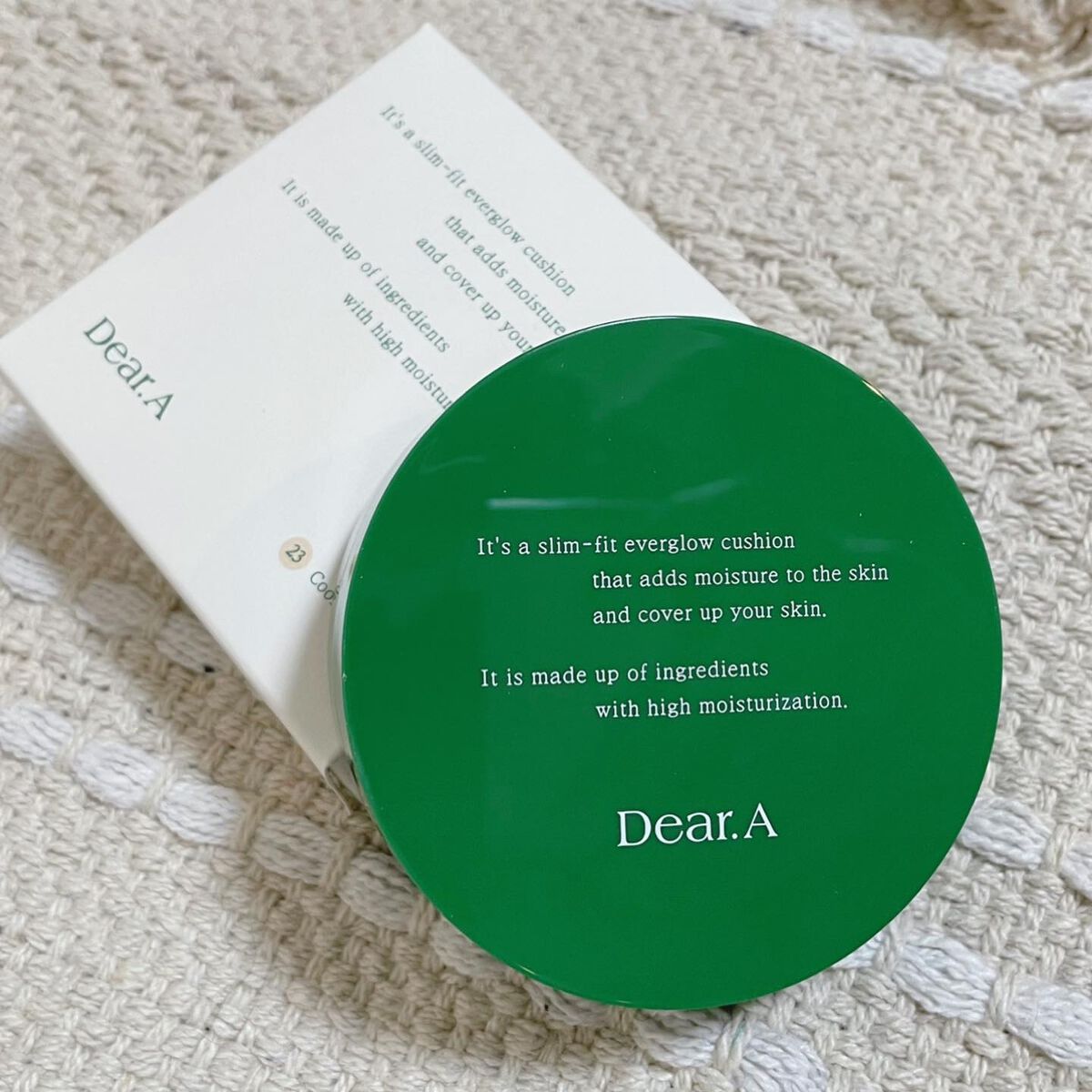 スリムフィットエバーグロウクッション/Dear.A/クッションファンデーションを使ったクチコミ(1枚目)