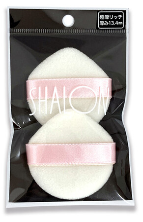 シャロン フロッキーパフしずく型２P＜厚み13.4㎜＞