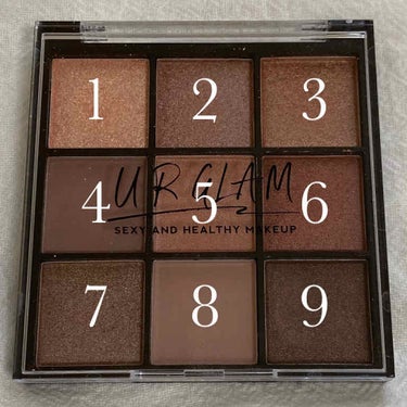 UR GLAM　BLOOMING EYE COLOR PALETTE/U R GLAM/アイシャドウパレットを使ったクチコミ（2枚目）