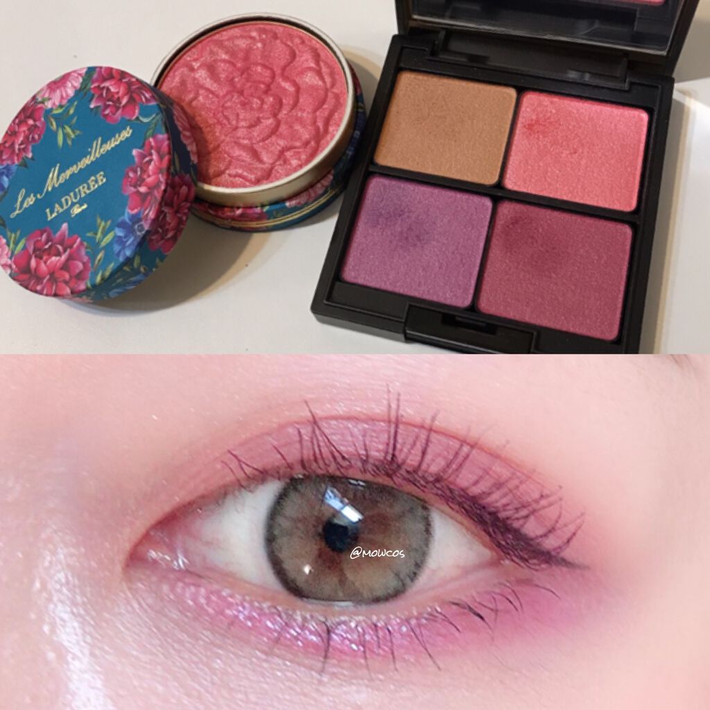 シマリング パウダー ブラッシュ 102 Éclose(エクローズ)/レ・メルヴェイユーズ ラデュレ/パウダーチークを使ったクチコミ（1枚目）