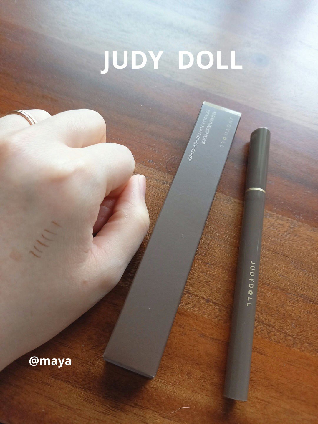 SLIM LIQUID EYELINER #02/JUDYDOLL/リキッドアイライナーを使ったクチコミ（1枚目）