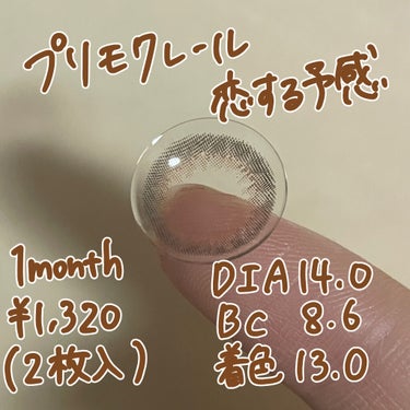 Primo Clair Monthly/Primo Clair Monthly/カラーコンタクトレンズを使ったクチコミ（2枚目）