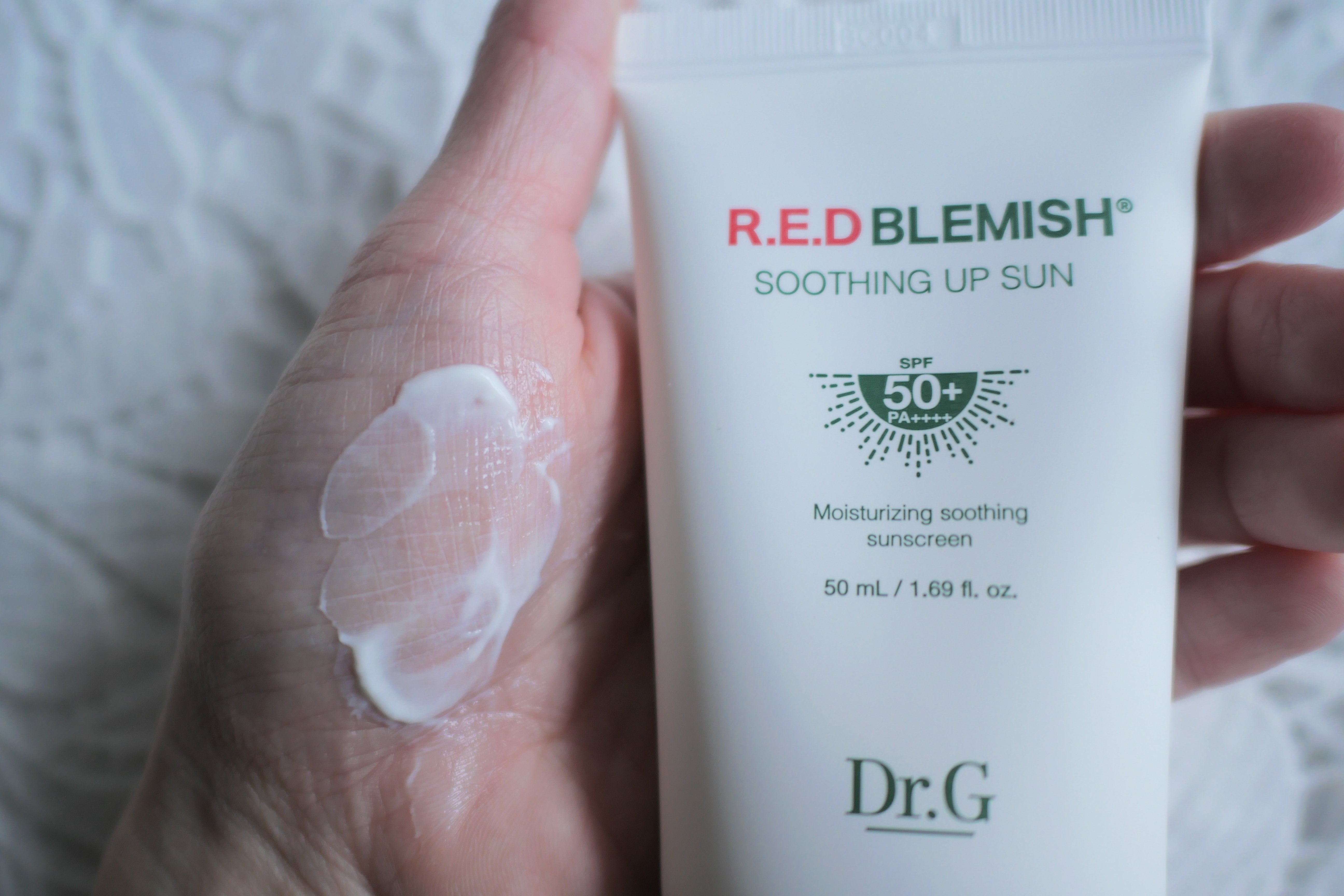 レッドブレミッシュスージングアップサン/Dr.G/日焼け止めクリームを使ったクチコミ（2枚目）