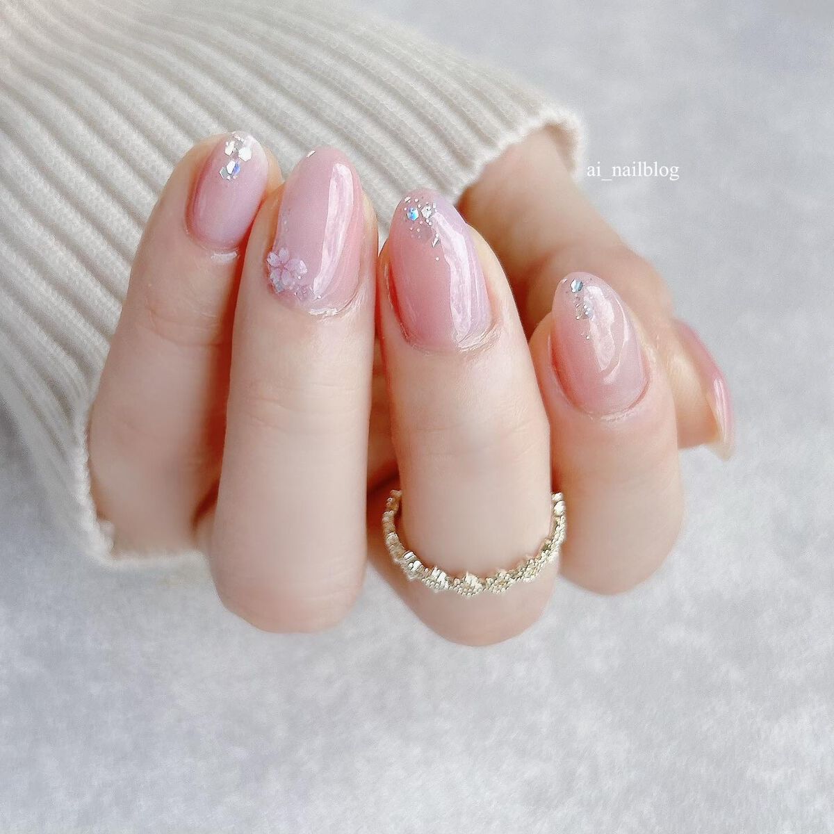 Layer-on Nail Color 07 Love Stone/Daillure/マニキュアを使ったクチコミ（3枚目）