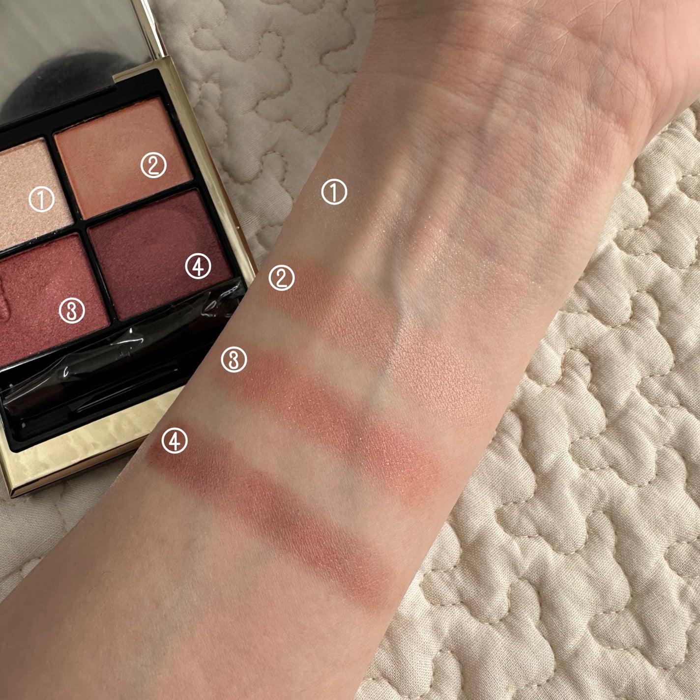 シグニチャー カラー アイズ/SUQQU/アイシャドウパレットを使ったクチコミ(2枚目)