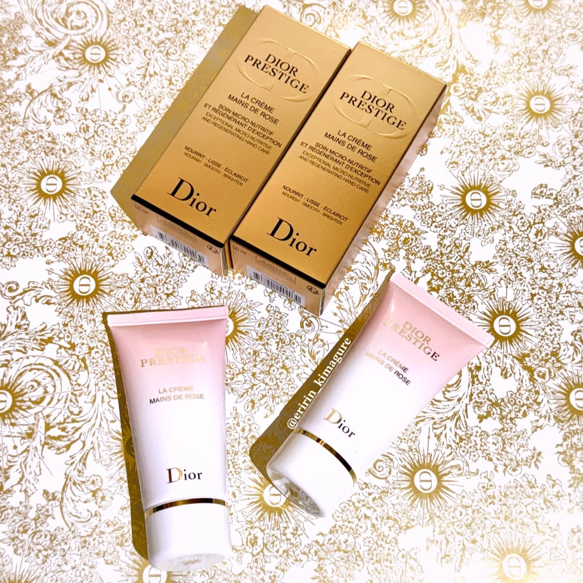 プレステージ ラ クレーム マン ド ローズ/Dior/ハンドクリームを使ったクチコミ(2枚目)