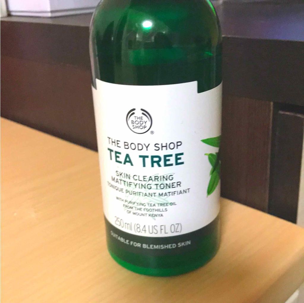 ティーツリー スキンクリアリング マッティファイングトナー/THE BODY SHOP/化粧水を使ったクチコミ（1枚目）