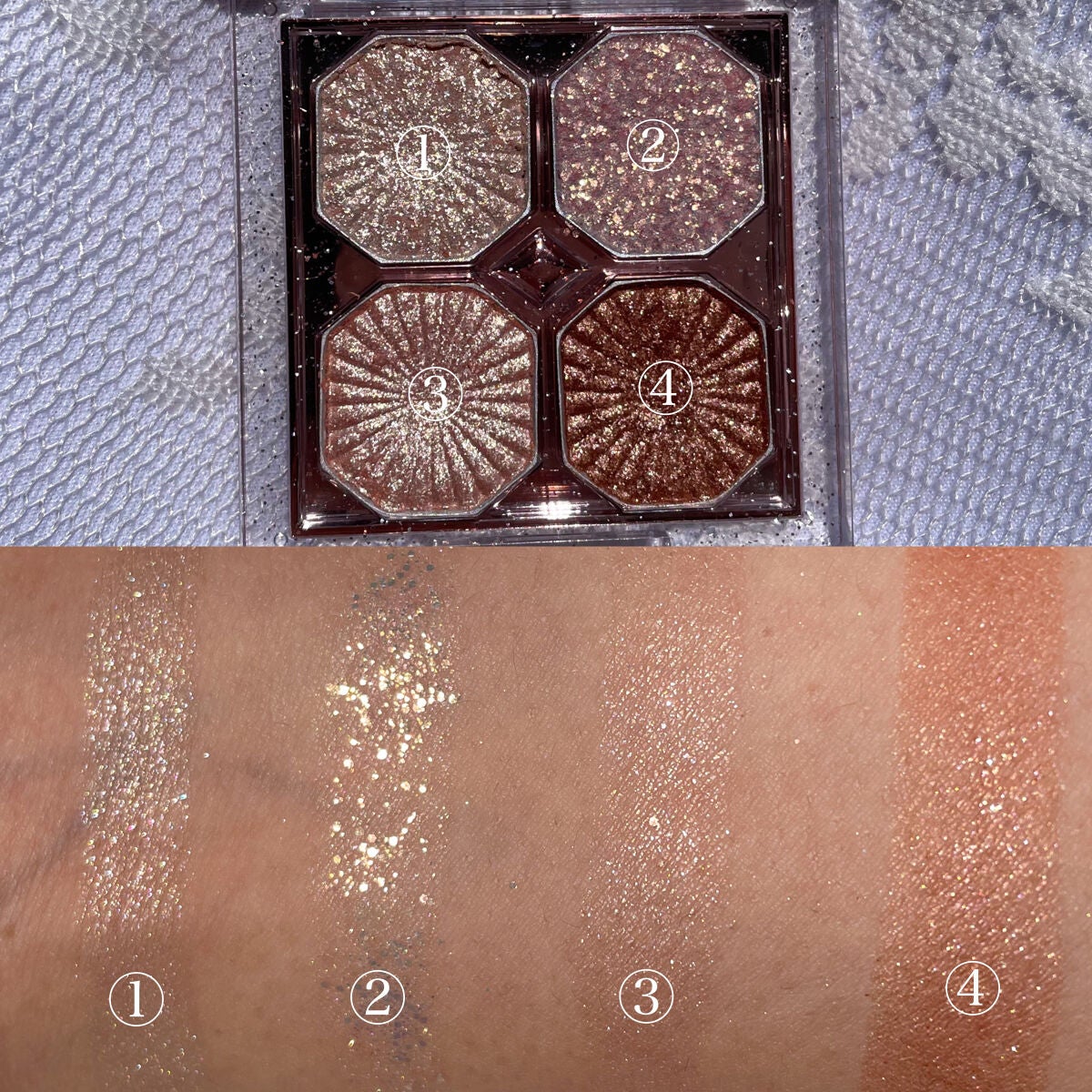 プレイカラーアイズ ミニオブジェ/ETUDE/アイシャドウパレットを使ったクチコミ(2枚目)