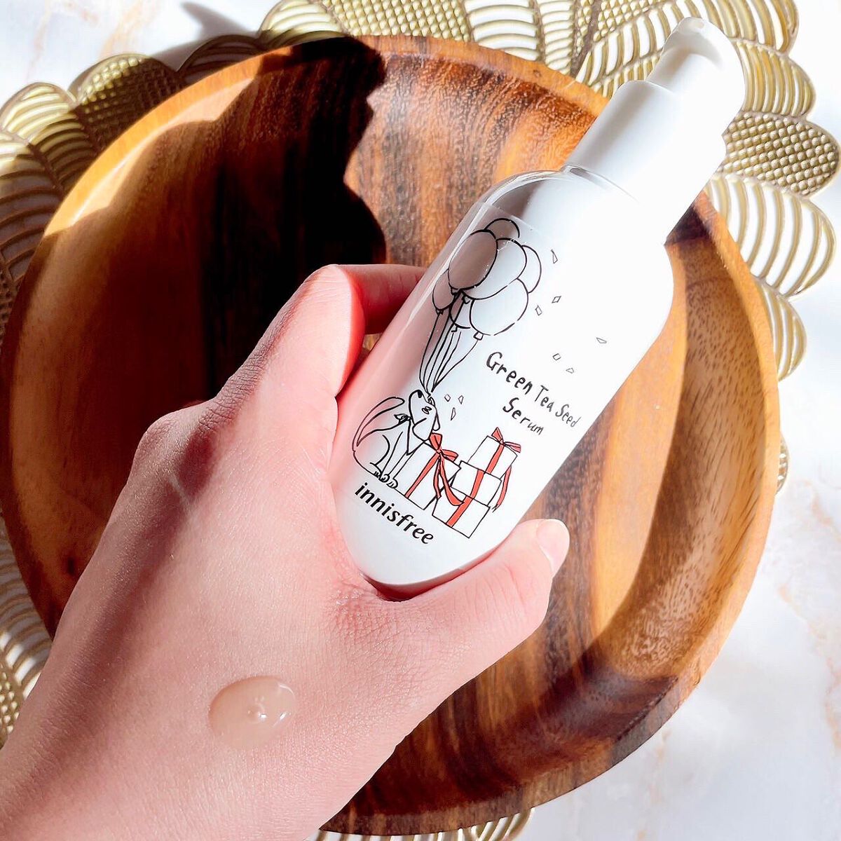 グリーンティーシード セラム N スペシャルセット/innisfree/スキンケアキットを使ったクチコミ(3枚目)