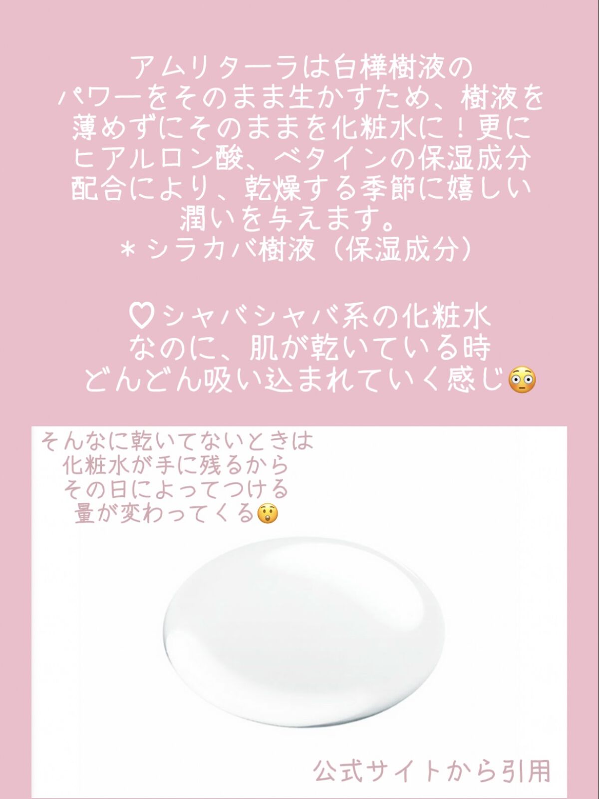 ホワイトバーチモイストウォーター/AMRITARA/化粧水を使ったクチコミ（2枚目）