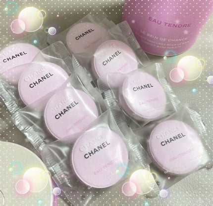 チャンス オー タンドゥル バス タブレット/CHANEL/保湿系入浴剤を使ったクチコミ(1枚目)