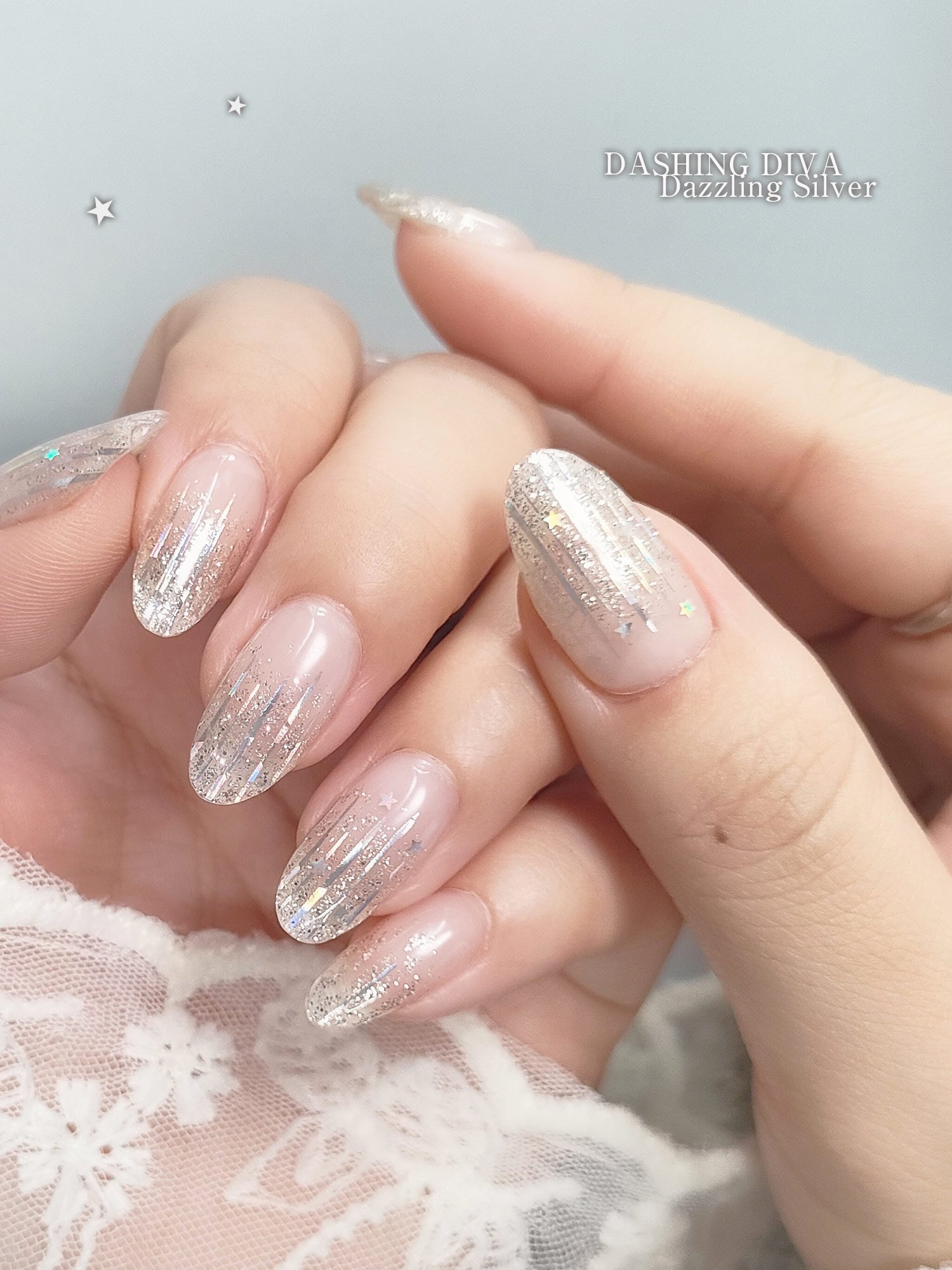 GLAZE グレーズ 半硬化タイプジェルネイルシール/DASHINGDIVA MAGICPRESS/ネイルシールを使ったクチコミ（1枚目）