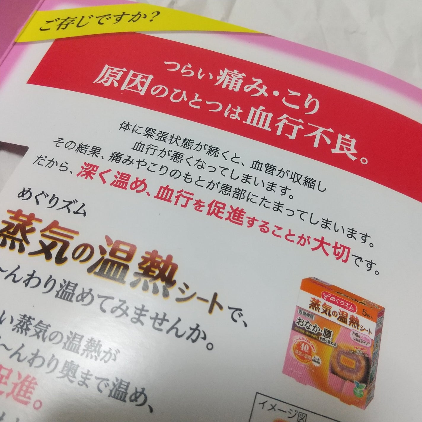 蒸気の温熱シート 下着の内側面に貼るタイプ/めぐりズム/その他を使ったクチコミ(7枚目)