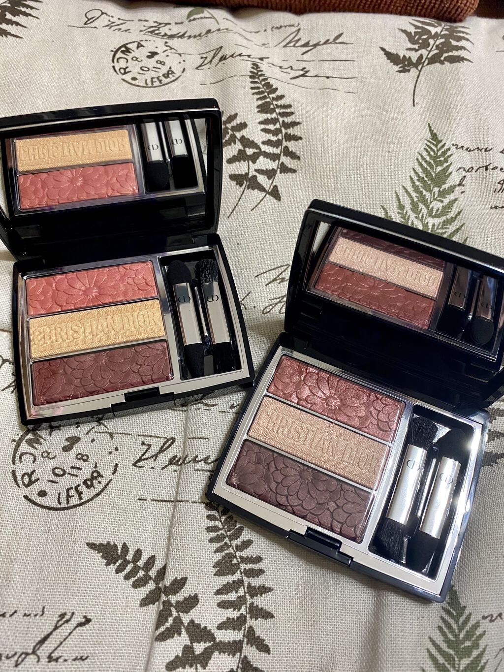 トリオ ブリック パレット＜ピュア グロウ＞/Dior/アイシャドウパレットを使ったクチコミ（3枚目）