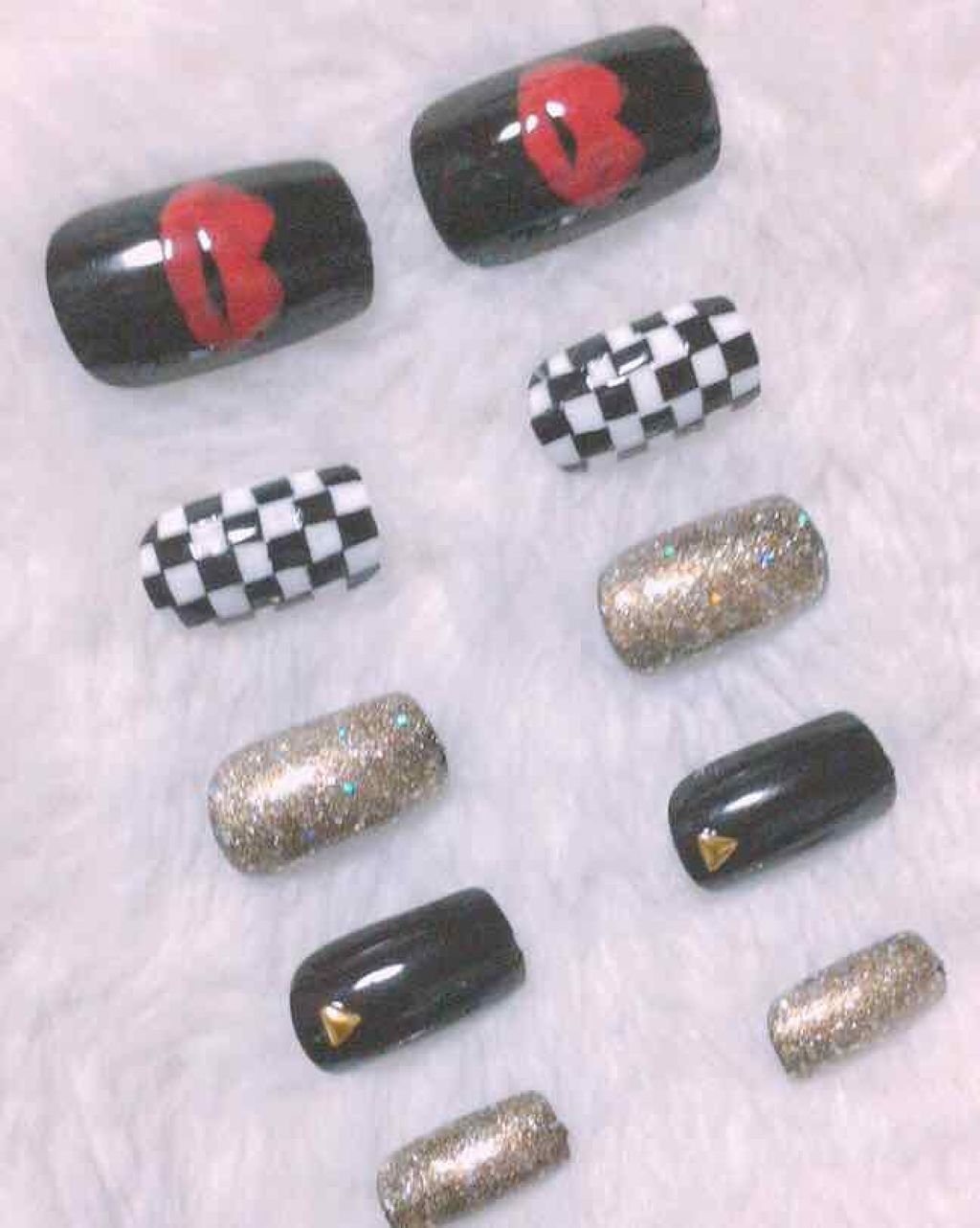 AT濃密グラマラス/セリア/マニキュアを使ったクチコミ(3枚目)