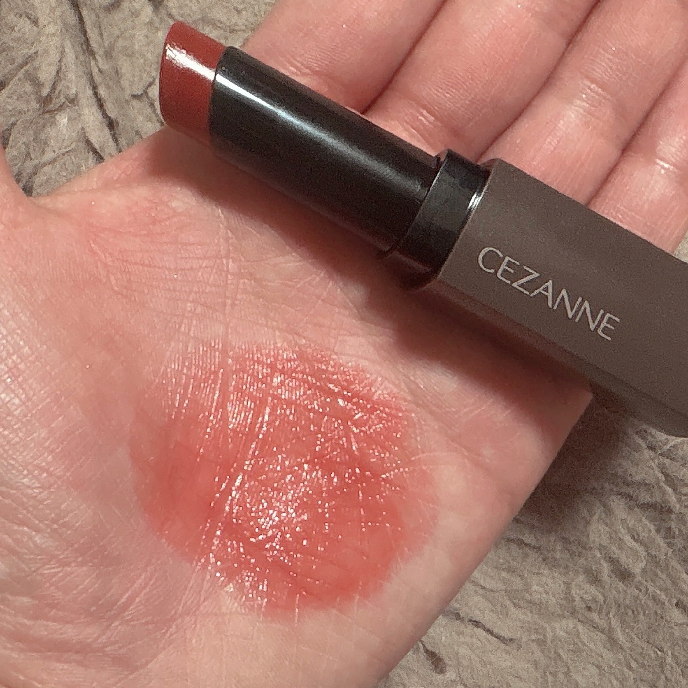 リップカラーシールド/CEZANNE/口紅を使ったクチコミ（2枚目）