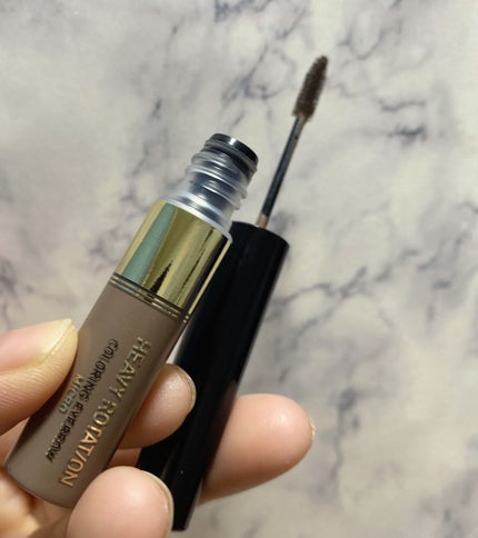 カラーリングアイブロウ マイクロ 08 アッシュグレー/ヘビーローテーション/眉マスカラを使ったクチコミ(3枚目)