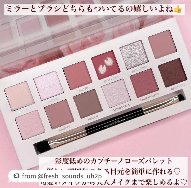 エクスプローラ12色 動物アイシャドウパレット/PERFECT DIARY/アイシャドウパレットを使ったクチコミ(3枚目)