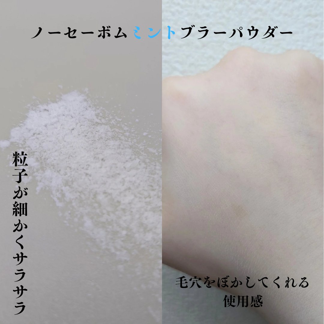 ノーセバムミントブラーパウダー /Vertty/ルースパウダーを使ったクチコミ（2枚目）