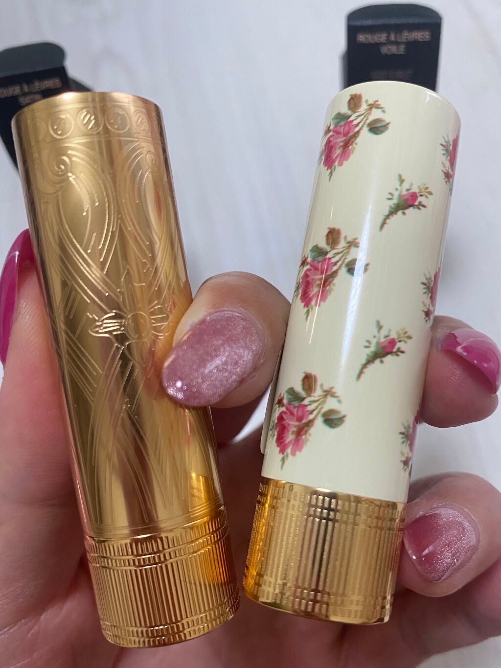 グッチ ルージュ ア レーヴル ヴォワル/GUCCI beauty/口紅を使ったクチコミ(2枚目)