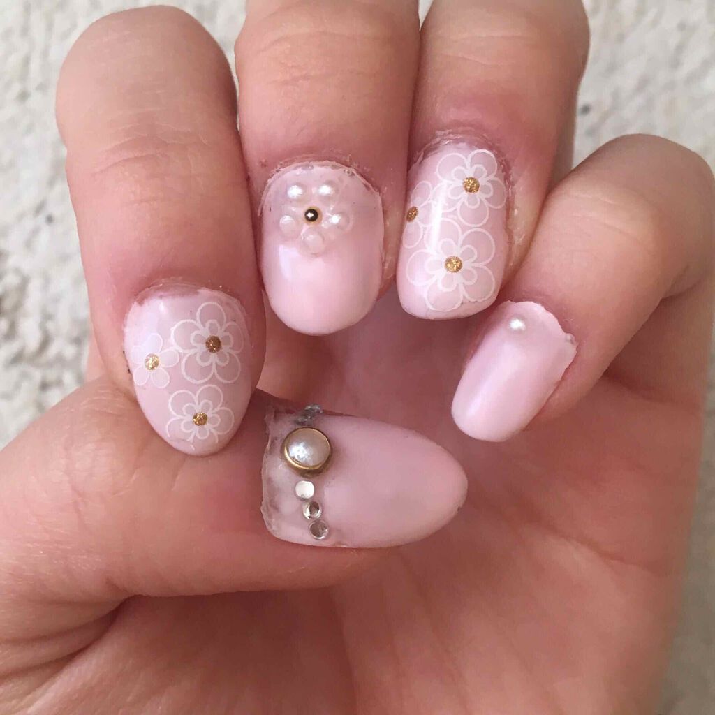 ネイルシール/DAISO/ネイルシールを使ったクチコミ(3枚目)