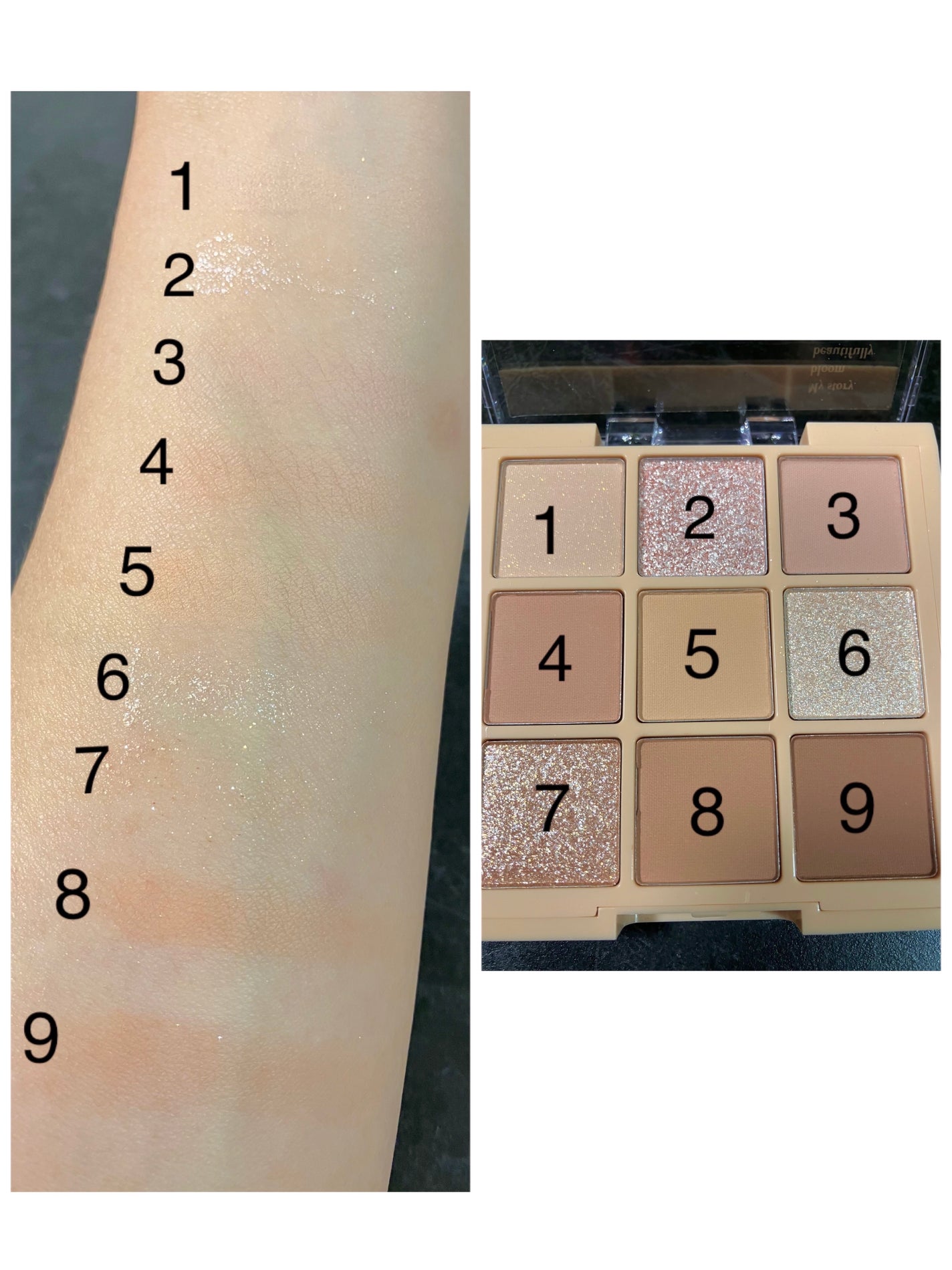 ムードオンアイシャドウ/Lilytone/アイシャドウパレットを使ったクチコミ(3枚目)