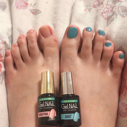 ジェルネイル(ライト対応)/セリア/ジェルネイルを使ったクチコミ(1枚目)