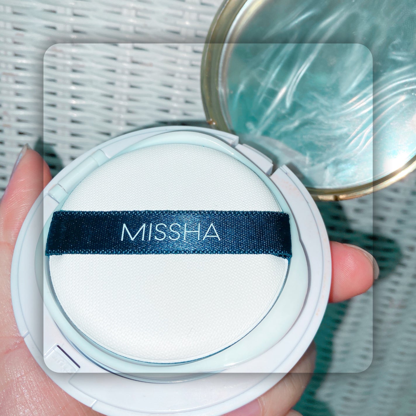 M クッション ファンデーション(モイスチャー)/MISSHA/クッションファンデーションを使ったクチコミ(1枚目)