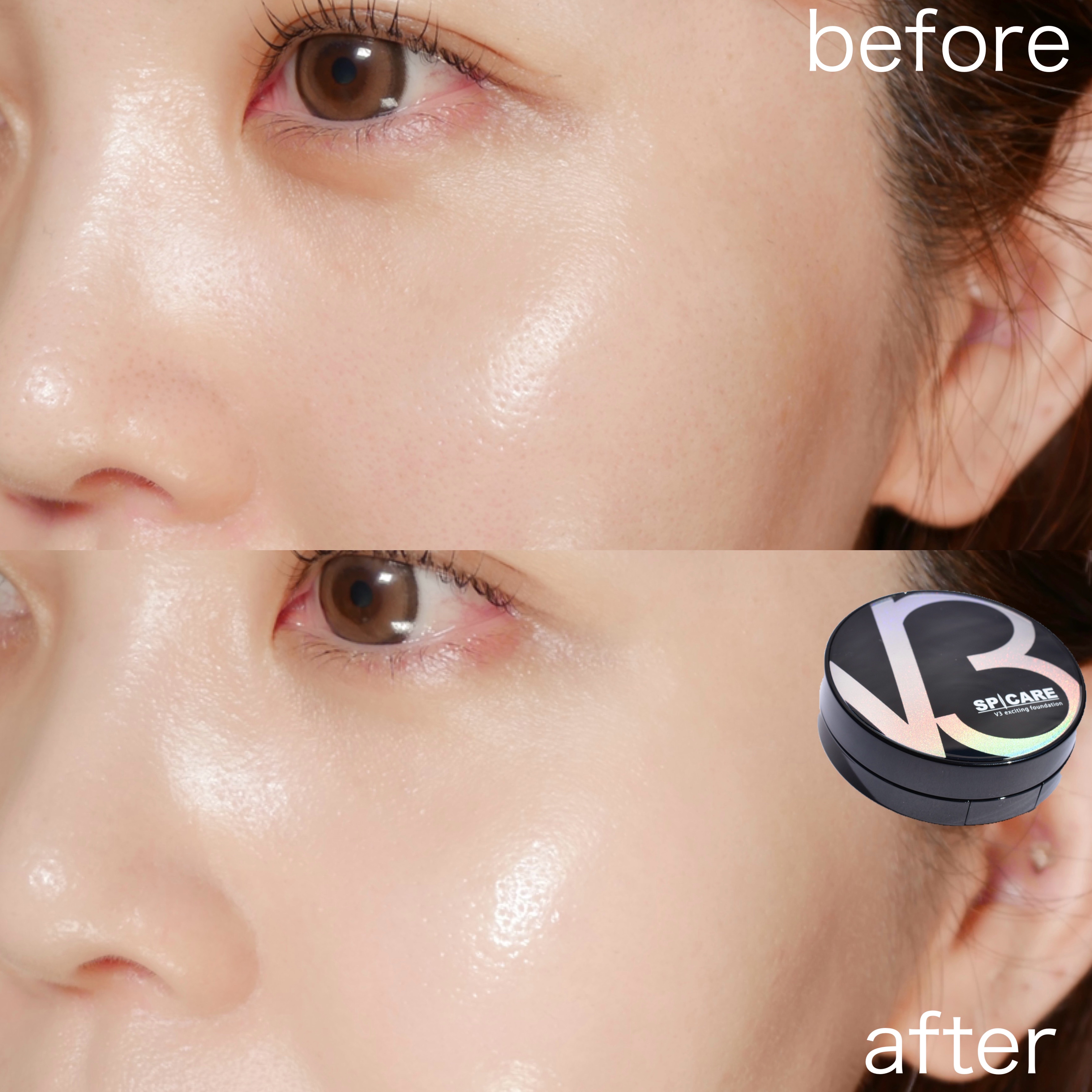 V3 プロケアクッションファンデーション SPICAREのクッションファンデーション V3 エキサイティング