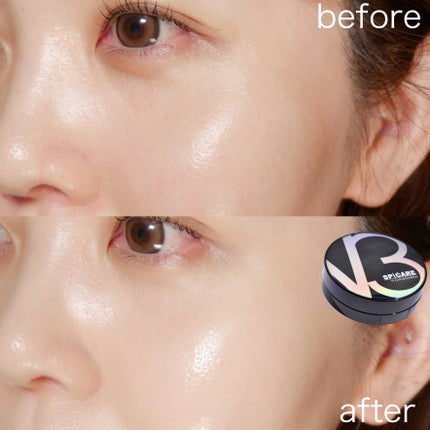 V3 エキサイティングファンデーション/SPICARE/クッションファンデーションを使ったクチコミ(7枚目)