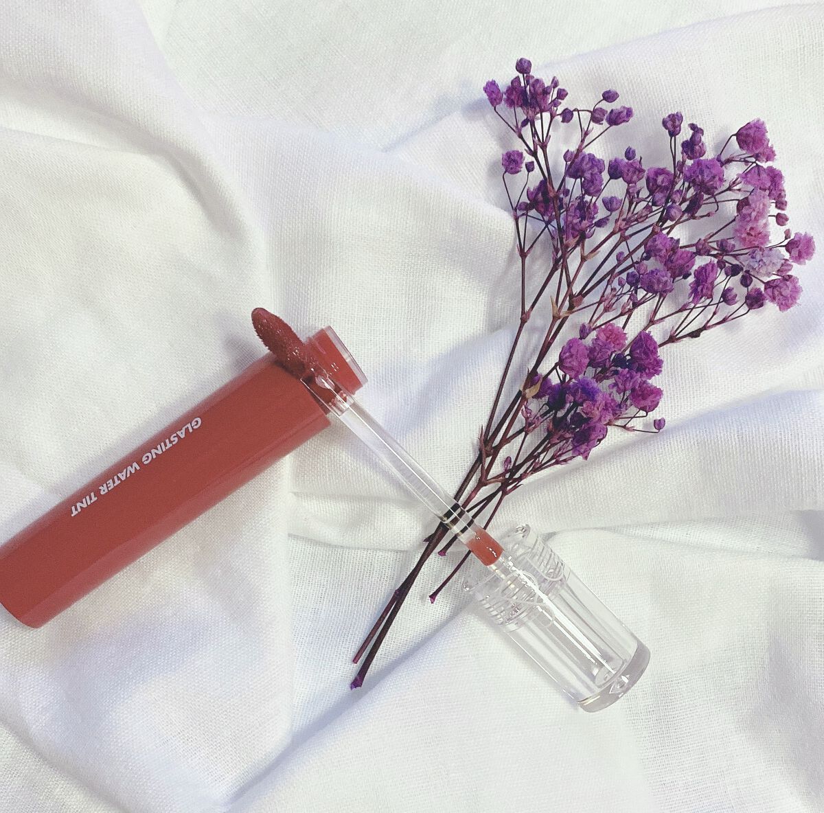 グラスティングウォーターティント/rom&nd/リップティントを使ったクチコミ（2枚目）