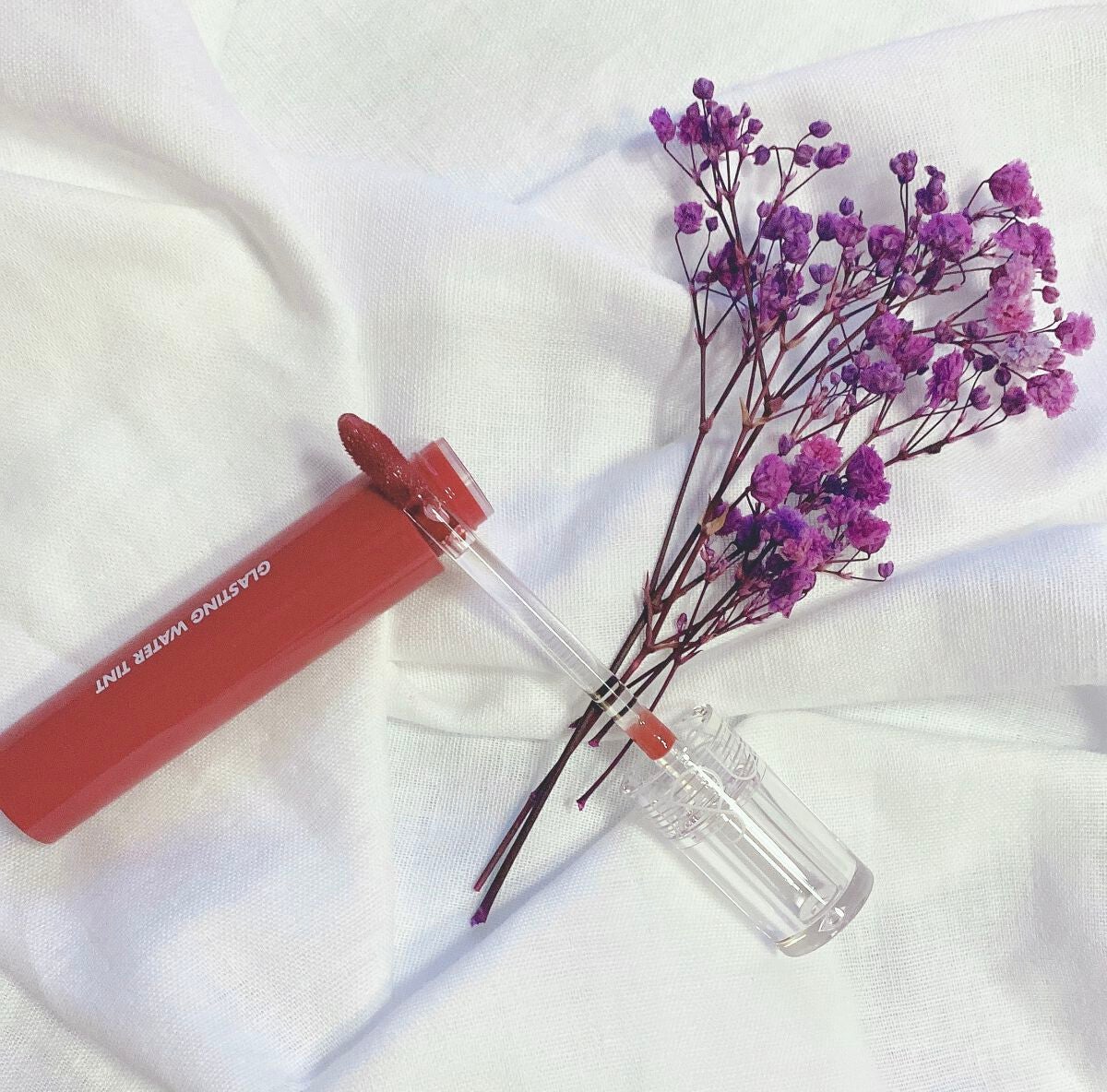 グラスティングウォーターティント/rom&nd/リップティントを使ったクチコミ(2枚目)