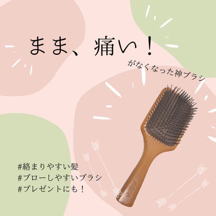 パドル ブラシ/AVEDA/ヘアブラシを使ったクチコミ(1枚目)