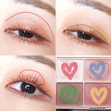 シルキースフレアイズ(マットタイプ)/キャンメイク/アイシャドウパレットを使ったクチコミ(5枚目)