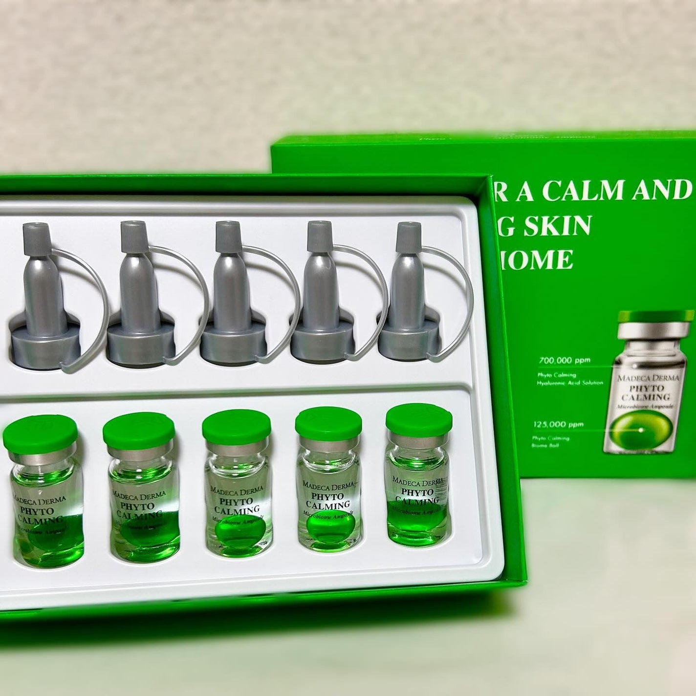 フィトカーミング マイクロバイオームアンプル/マデカダーマ/美容液を使ったクチコミ(1枚目)