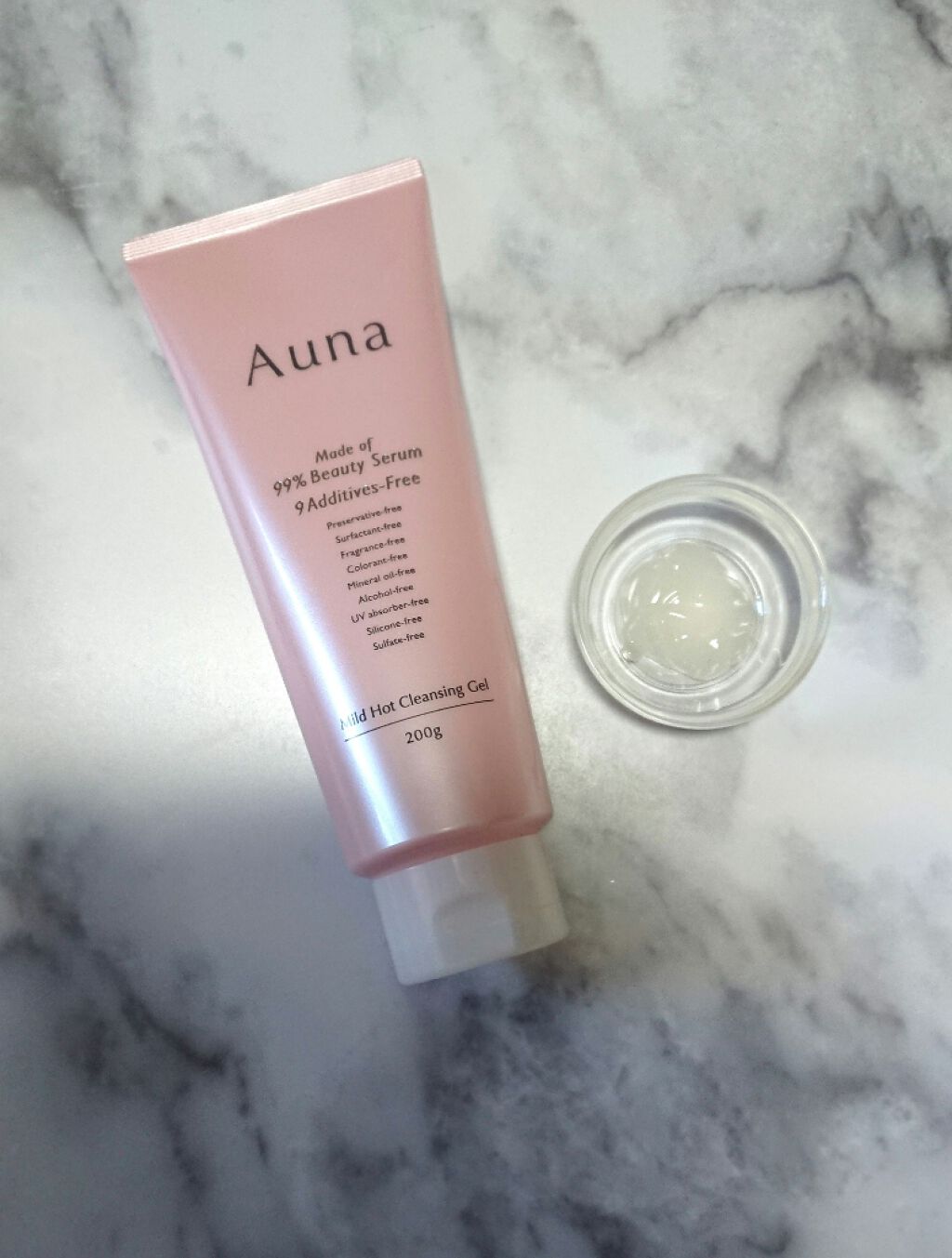 マイルドホットクレンジングジェル/Auna/クレンジングジェルを使ったクチコミ(1枚目)