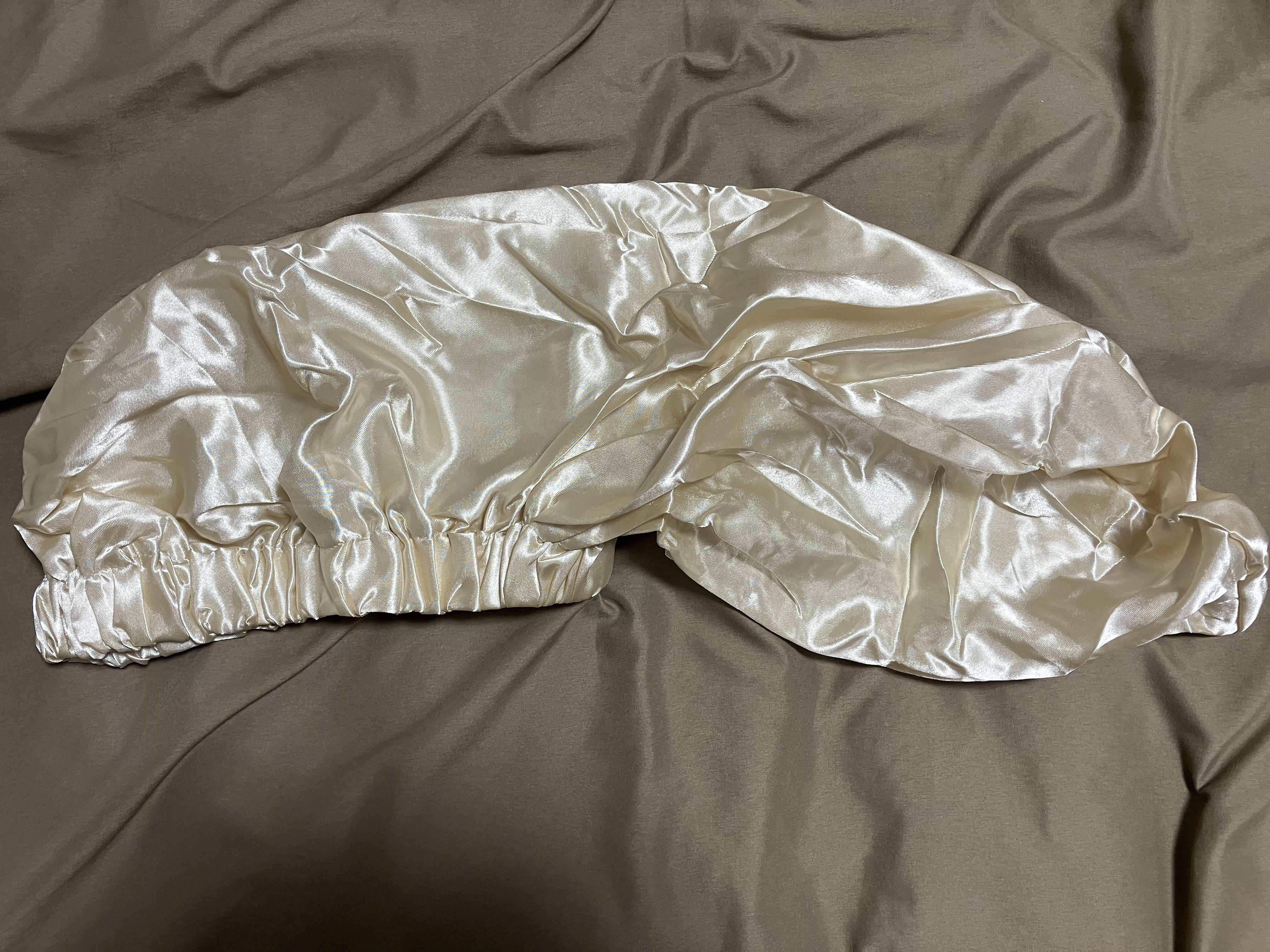 ナイトキャップ　ロングタイプ/DAISO/ヘアケアグッズを使ったクチコミ（2枚目）