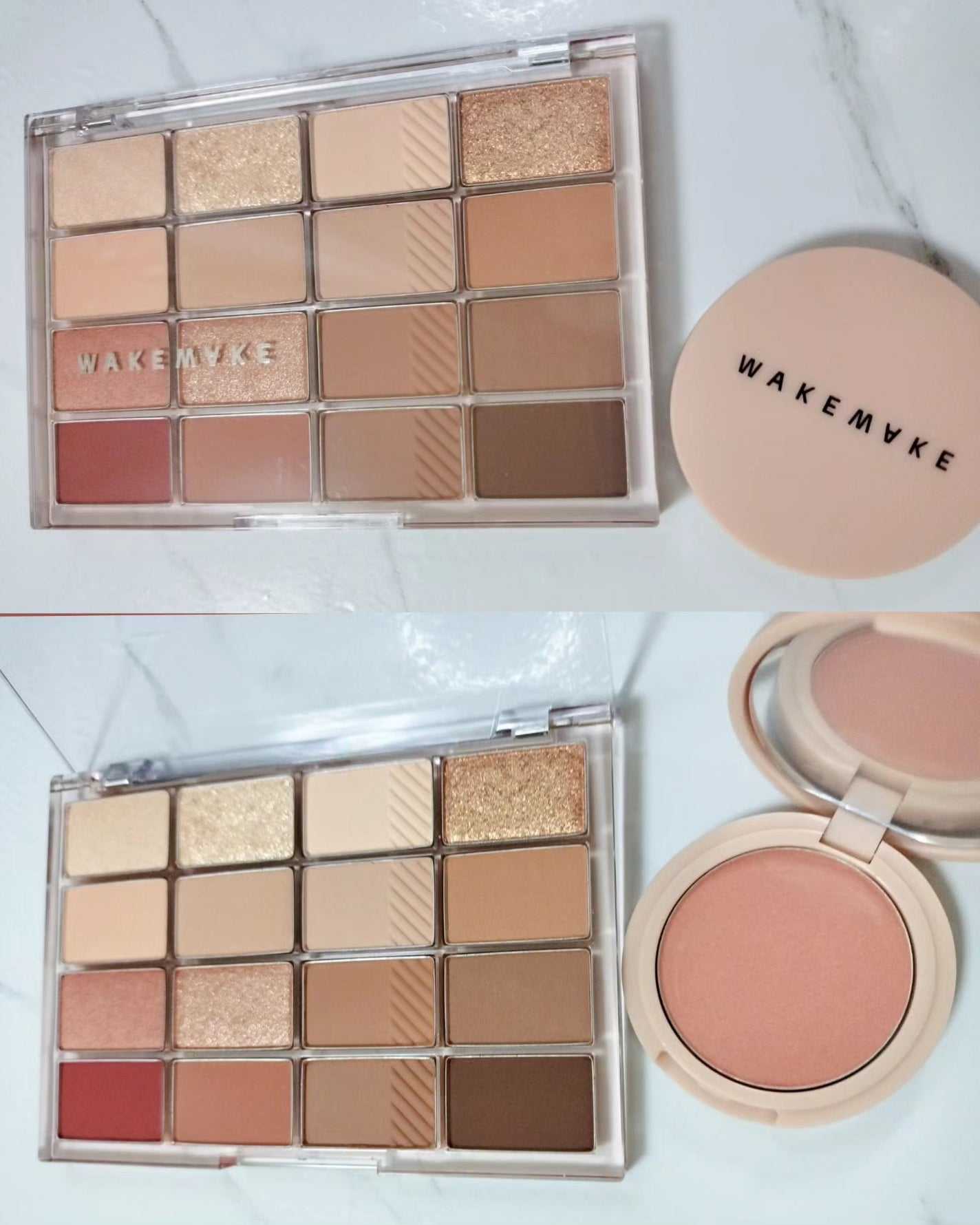 ソフトブラーリングアイパレット/wakemake/アイシャドウパレットを使ったクチコミ(8枚目)