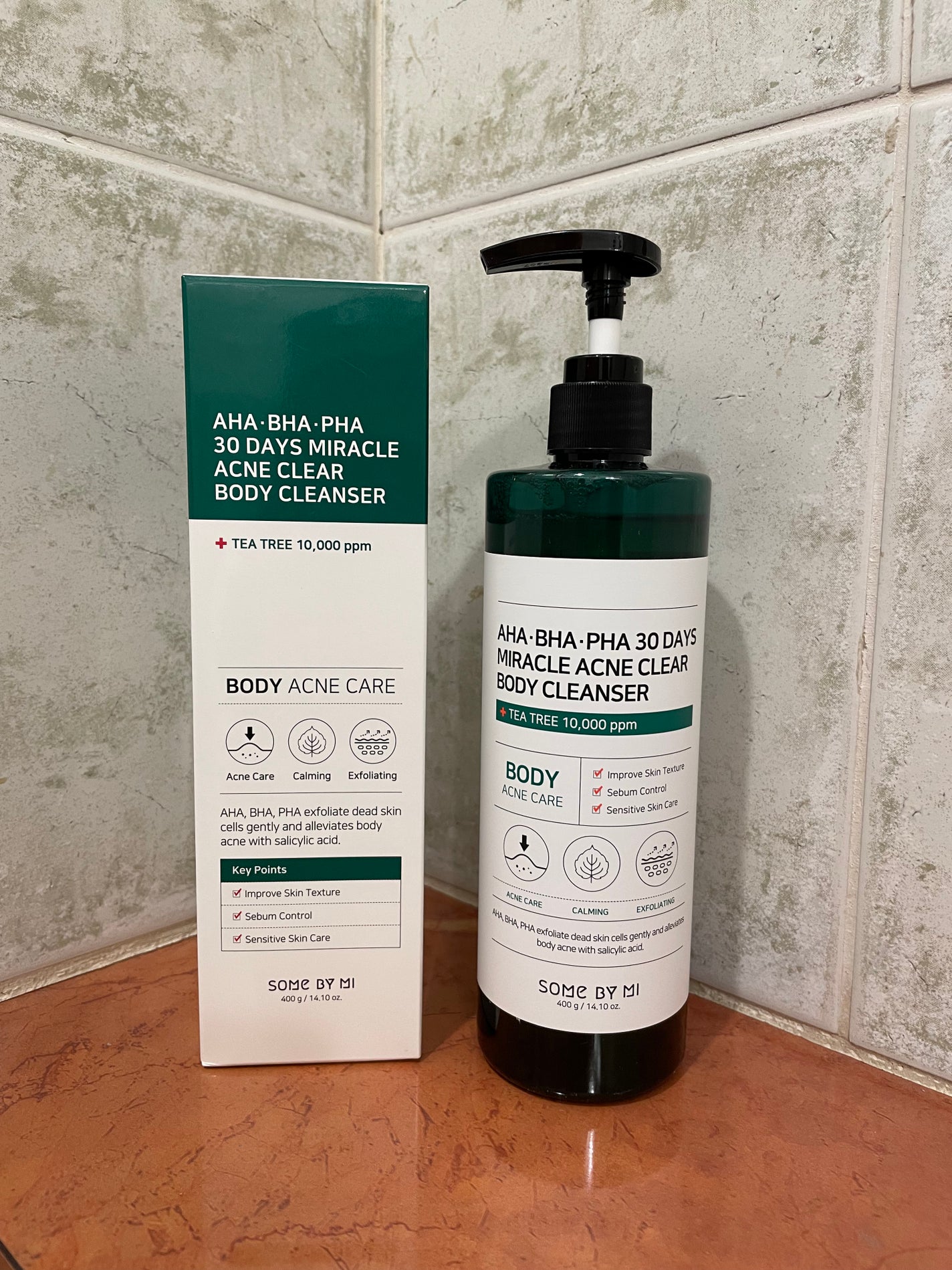 AHA·BHA·PHA 30デイズミラクルアクネボディクレンザー/SOME BY MI/ボディソープを使ったクチコミ(1枚目)