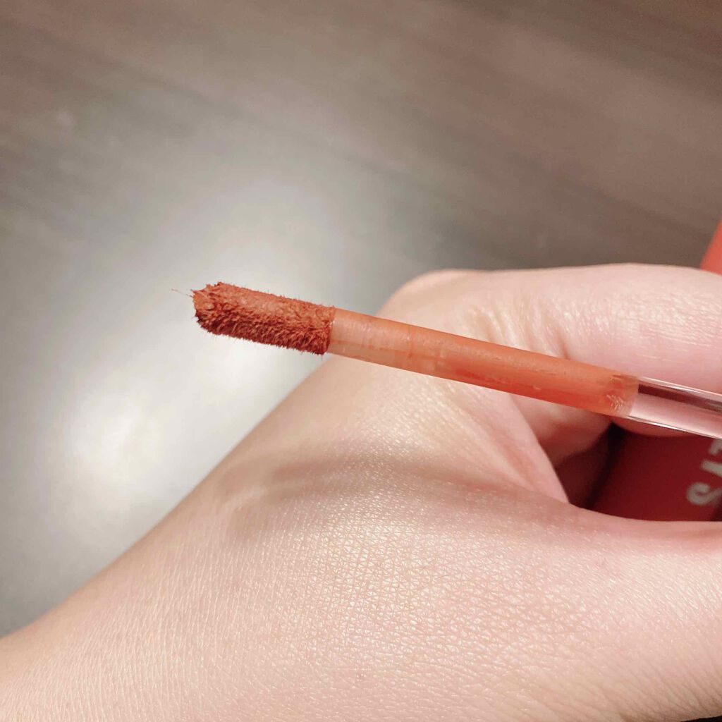 ハーシー パウダールージュティント/ETUDE/口紅を使ったクチコミ（3枚目）