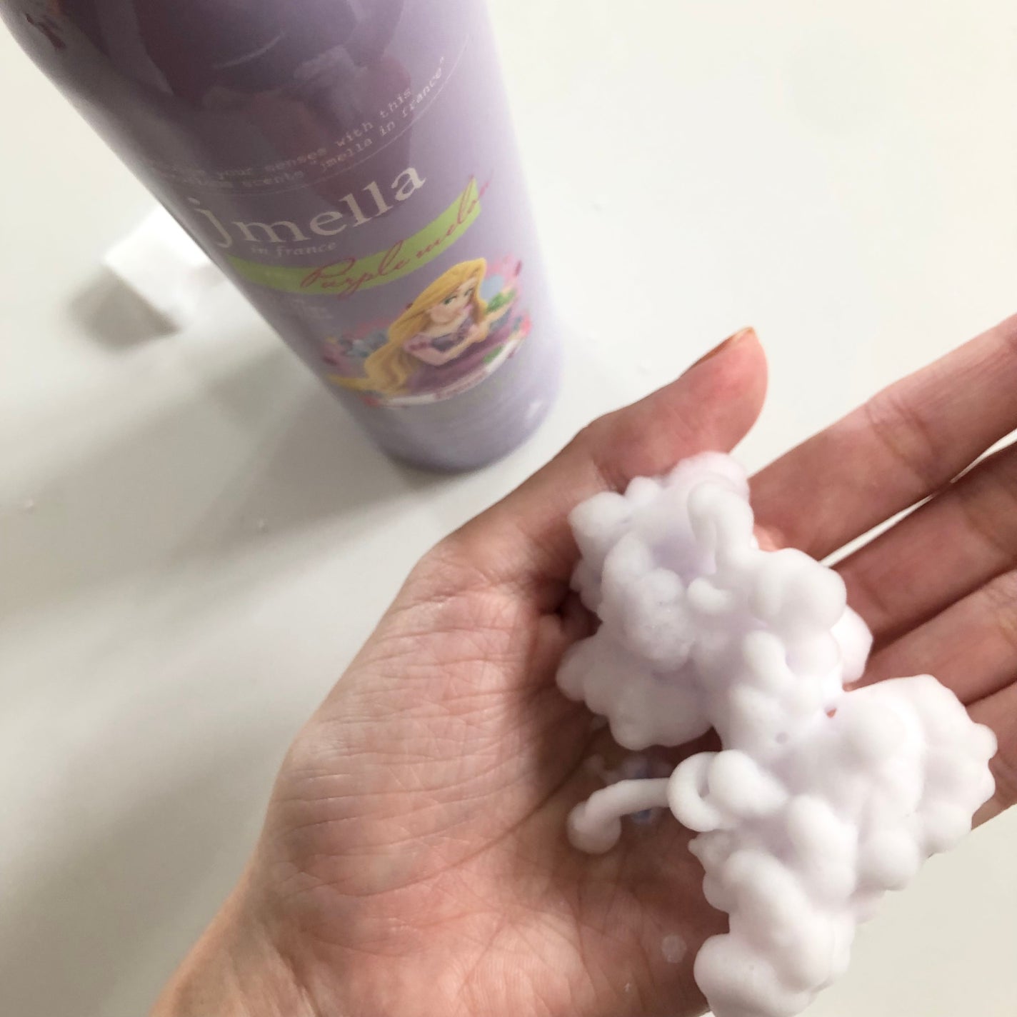 ジェイメラ パープルホイップHFBソープ/ラプンツェル/jmella/泡洗顔を使ったクチコミ(4枚目)