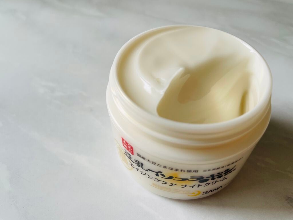 リンクルナイトクリーム/なめらか本舗/フェイスクリームを使ったクチコミ(2枚目)