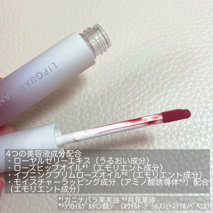 マットヴェールティント 01 ドラジェコーラル/LIPGUARDIAN/リップティントを使ったクチコミ(3枚目)