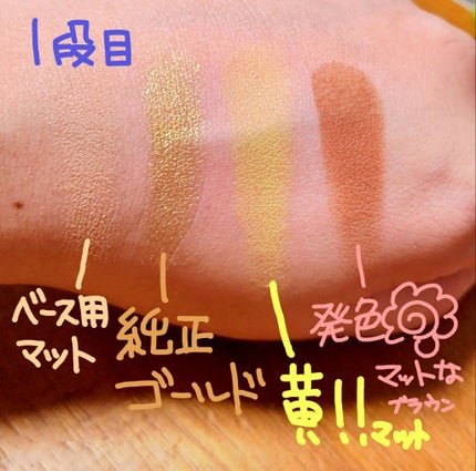 大英博物館 エジプトシリーズ アイシャドウパレット/ZEESEA/アイシャドウパレットを使ったクチコミ(4枚目)