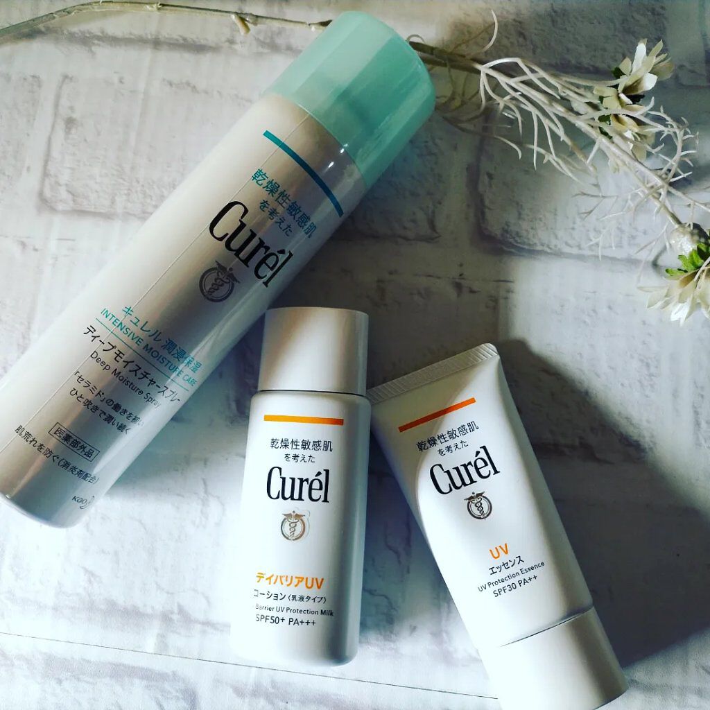 ディープモイスチャースプレー/キュレル/ミスト状化粧水を使ったクチコミ（1枚目）