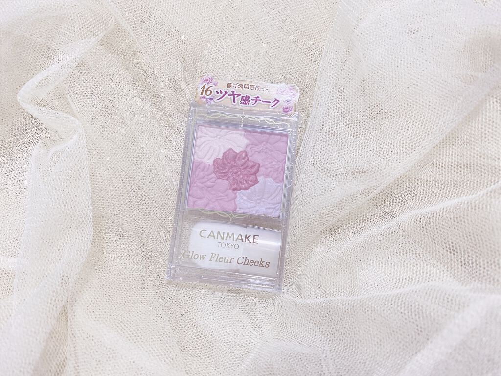 グロウフルールチークス/キャンメイク/パウダーチークを使ったクチコミ（1枚目）